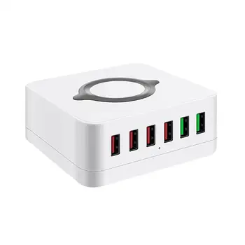 

Universal 6 Ports QC3.0 USB Hub Smart USB Charger Fast Charging Station Stand Dock Hub 5V/2.4A Quick Charge For Mobile Phone