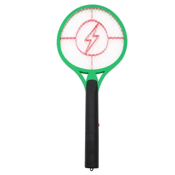 

Three Layers Electronic Mosquito Swatter Fly Mosquito Swatter Household Mosquito Killer (Random Color + Without Battery)