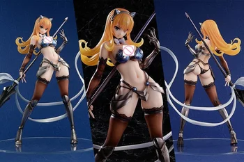 

Japan Anime 25cm Queen's Blade AMAKUNI Elina Sexy Girls 1/7 Scale PVC Action Figure skytube Model Collectible Tony Toys lelakaya