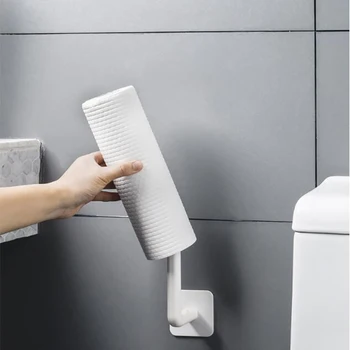 

Wall Mounted Multi Functional Storage Rack Free Punching Bathroom Kitchen Toilet Practical Wall Hanging Rack