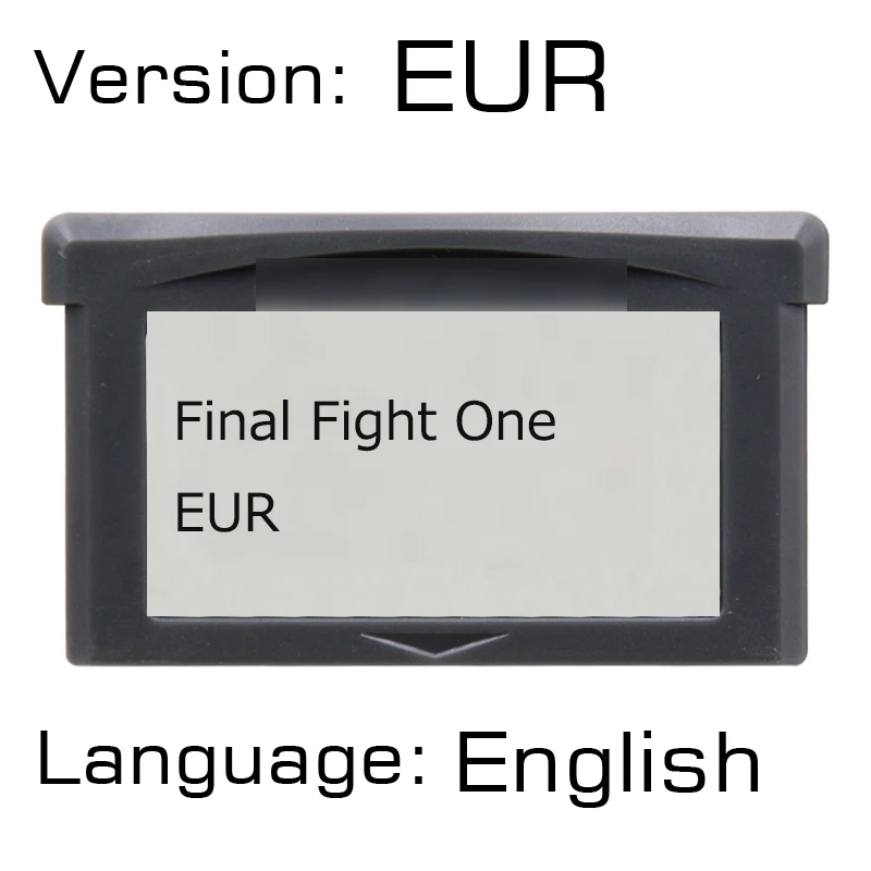 32 бит Видео игровой картридж Final Fight One консоли карта ЕС версия на английском языке
