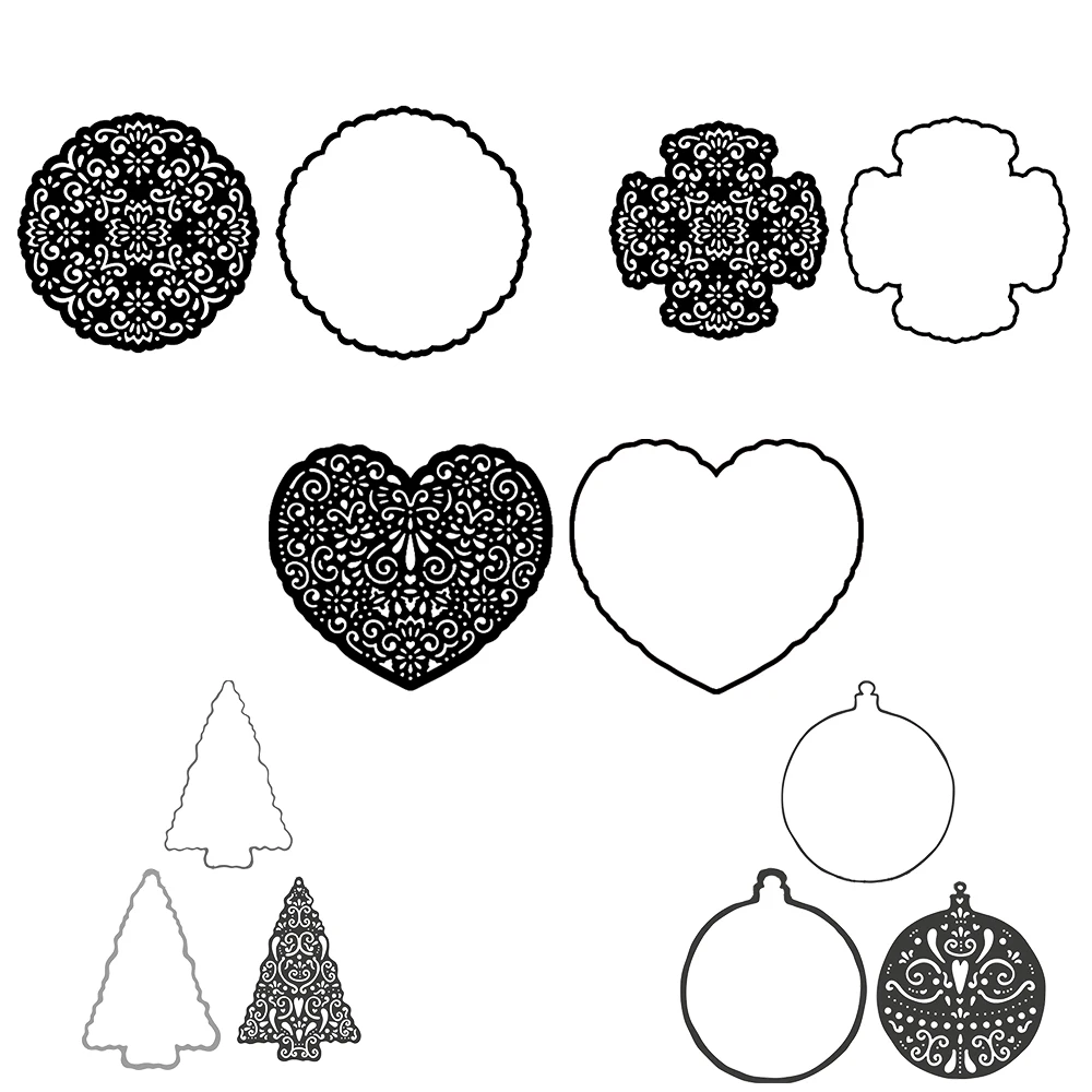 

Layering Metal Cutting Dies For DIY Scrapbooking Decoration Embossing Card Craft Die Cut New