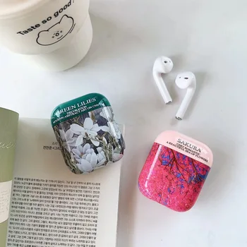 

Suitable for AirPods2 hard shell floral Apple wireless Bluetooth headset box