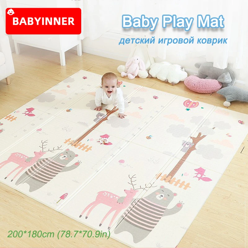 Babyinter Tapis De Jeu Pliable Pour Bebe Antiderapant Epais Impermeable Pour Enfants En Bas Age Aliexpress