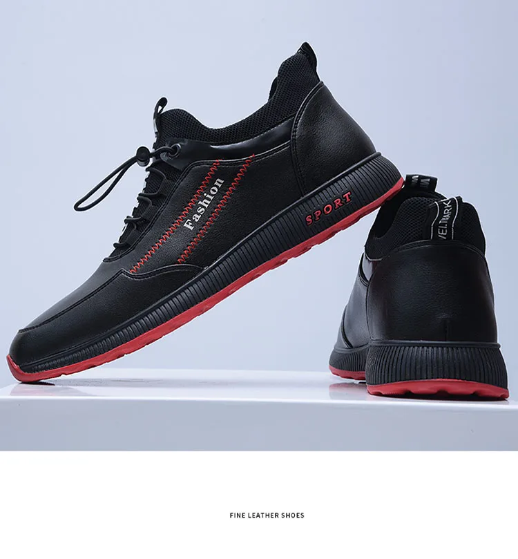 Fashion leather Shoes Casual Shoes Flat Sneakers