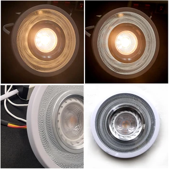 

Crystal With Metal Downlight Withing LED Source Support MR16 gu 10 Spot White Round Shape Light for Living room, bedroom, hall,