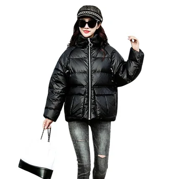 

Winter Jacket Women 2020 New Winter Short Down Coat White Duck Down Jacket Female Loose Warm Down Parka Windproof Snow Outwear