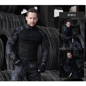 

Tactical Military Uniform Clothing Army Combat Uniform Tactical Pants with Knee Pads Camouflage Clothes