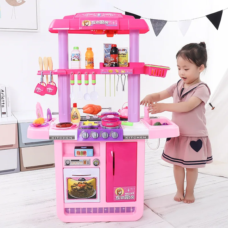 

Ultra Large Double-Sided Water Extractor Children Kitchen Toy Set GIRL'S And BOY'S Model Cooking Cook Play House Birthday Gift