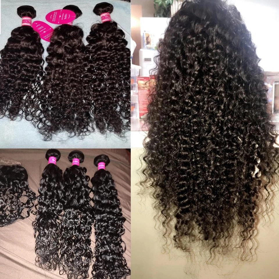 Beaufox-Water-Wave-Bundles-With-Closure-Malaysian-Hair-Bundles-With-Closure-Remy-Human-Hair-3-Bundles12. (1)
