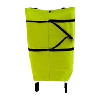

Shopping Bag Multifunctional Portable Fashion Folding Shopping Bag Large Capacity Storage Bag Trolley Bag-with Wheels