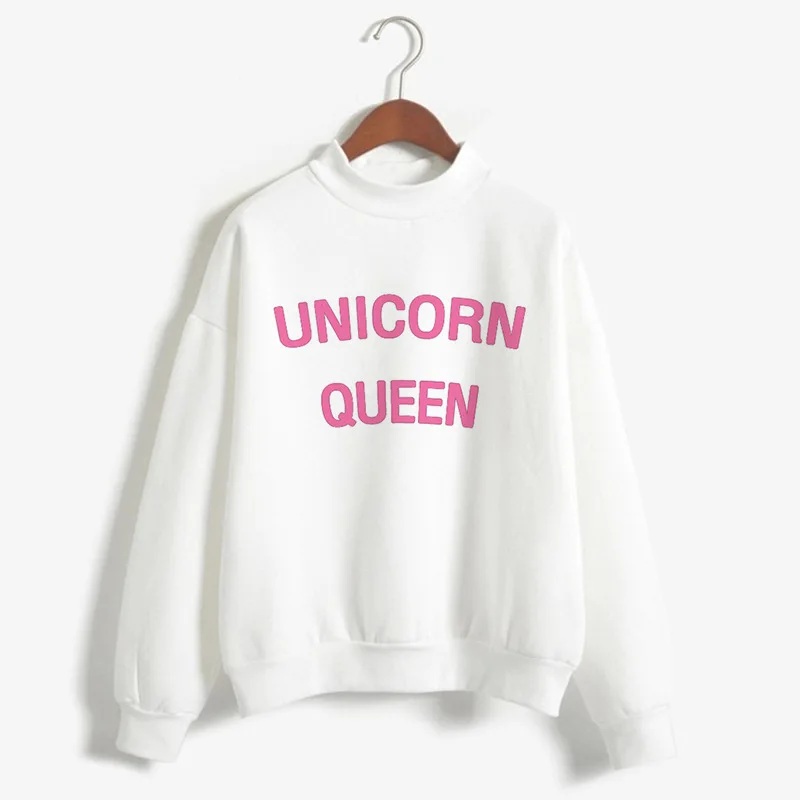 Women Animal Unicorn Cat Print Sweatshirt Avocado Panda Bunny Sweatshirts Cute Hoody White Holographic Aesthetic Hoodie Female - Цвет: Многоцветный