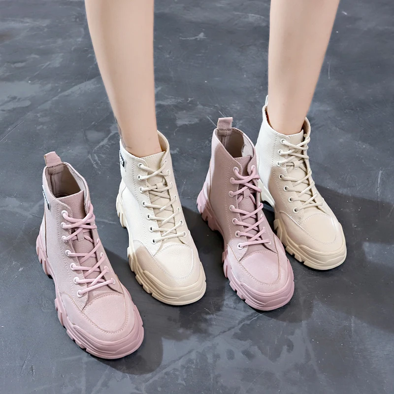 

Ankle Boots for Women Fashion New High-top Sapato Feminino Bottes Femmecalzado Mujer Botas Mujer Calzado Mujer Botas Mujer