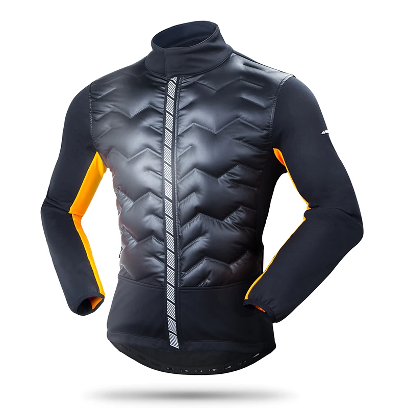 

Winter Bicycle Jacket Windproof Outdoor Sport Running Climbing Fishing Camping Down Clothes Men's Cycling Bike Clothing Coat