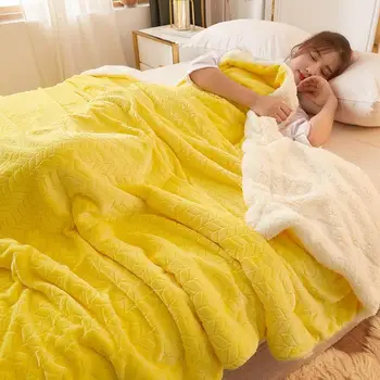 

32 blankets and throws Adult Thick Warm Spring winter Cover Home Super Soft Sheet king Blankets On Bed Christmas gift