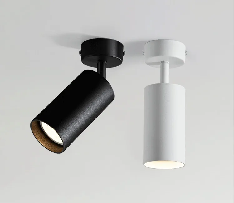 LED明装射灯客厅可调角度聚光灯电视背景墙照画灯家用吸顶轨道灯-淘宝网_02