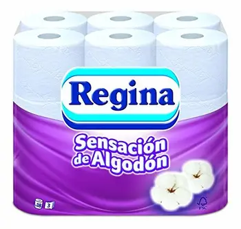 

REGINA Papier toilette sensation de coton – 18 Rouleaux