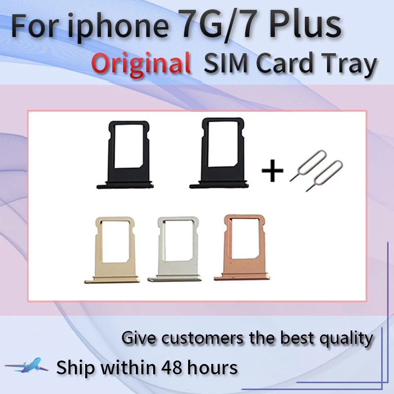 Лоток для SIM-карты iphone 7 гнездо гнезда iPhone Plus лоток сменный держатель телефона