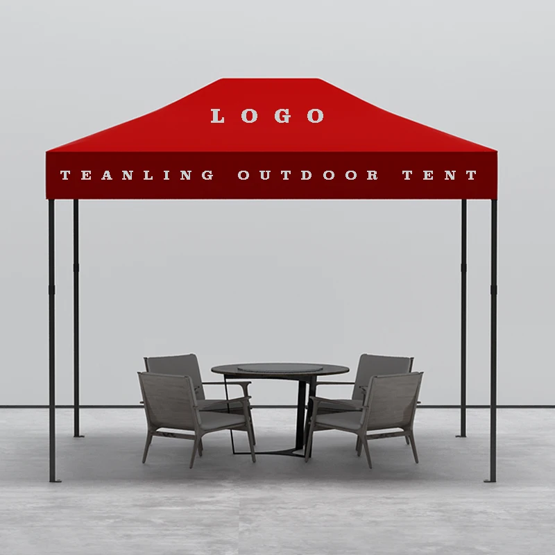 

outdoor sun shelter with logo printing for 3-10 person use, folding tent cover and bracket aluminum and steel material