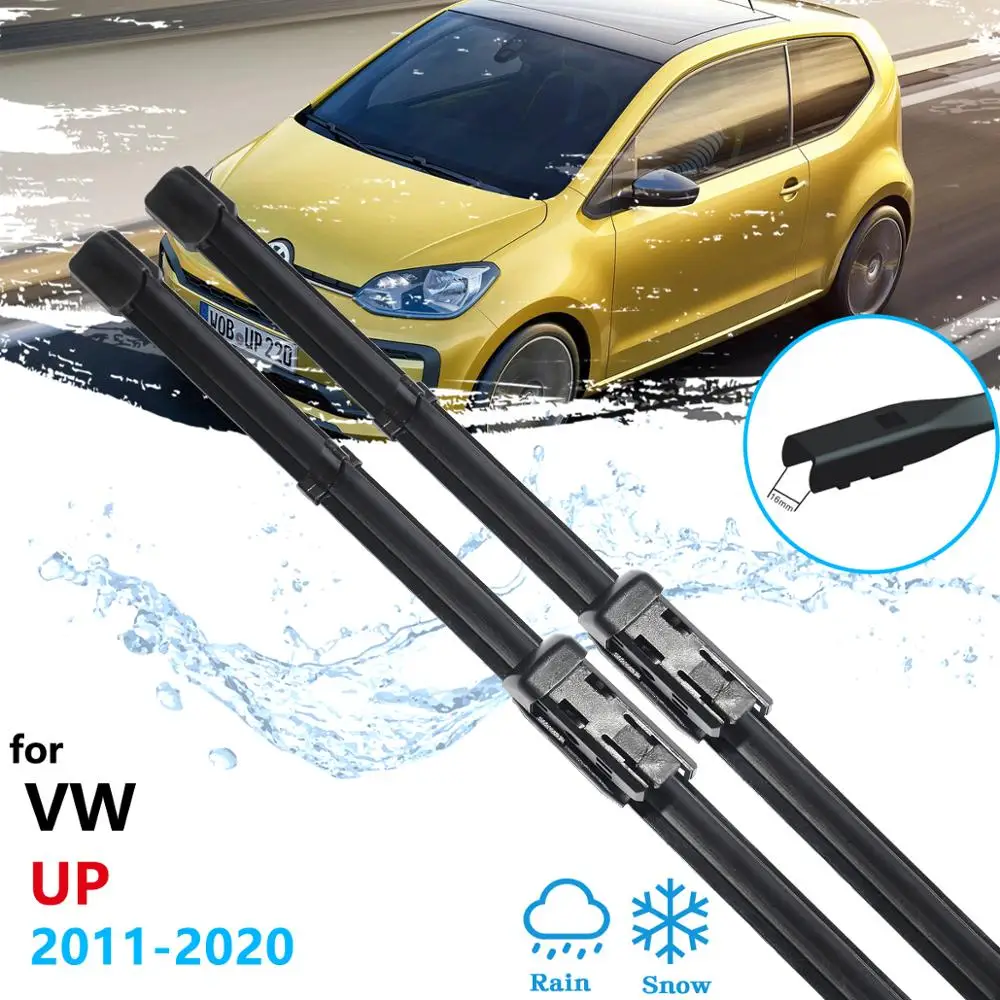 Автомобильный стеклоочиститель для Volkswagen VW UP! 2011 ~ 2020 лобовые стеклоочистители