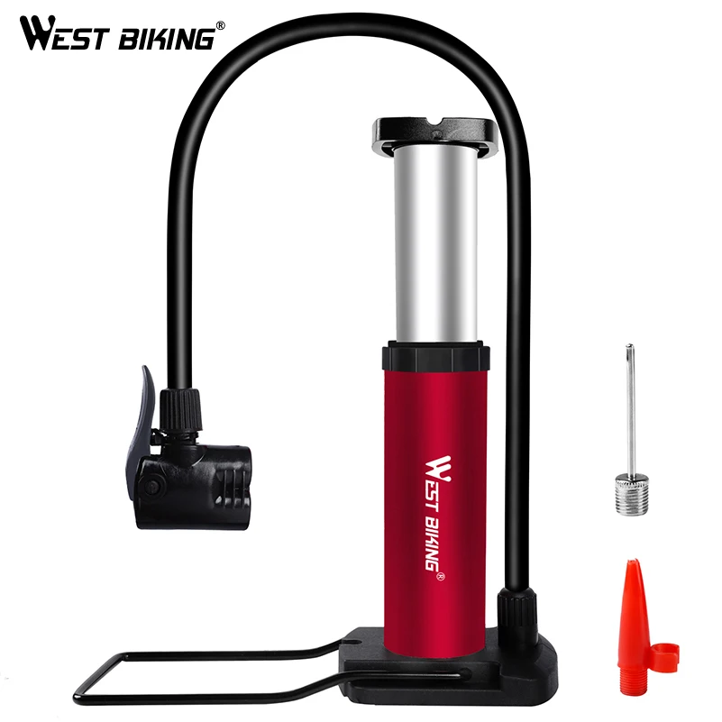Велосипедный напольный мини-насос WEST BIKING 100psi алюминиевый сплав насос для накачки