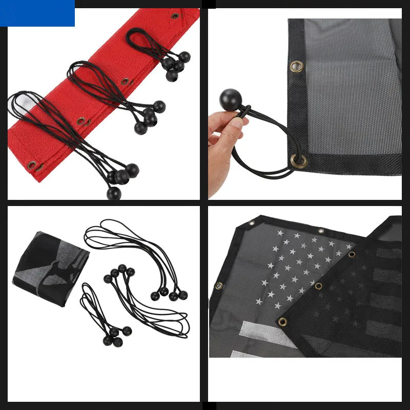 Capa para Jeep Net para Jeep Sansour Carro Superior Pára-sol Wrangler jl 2020 Telhado Anti uv Proteção Solar Malha Acessórios 6 solar malha net para jeep jl wrangler acessórios