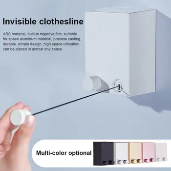 

Indoor Outdoor Clothes Dryer Retractable Clothesline Invisible Clothes Line