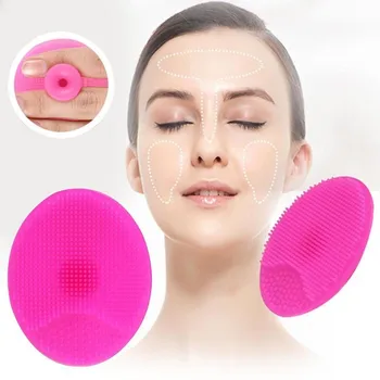 

Silicone Cleansing Brush Limpiador Exfoliating Blackhead Face Silicone Cleansing Brush Tool Soft Deep Cleaning Face Brush