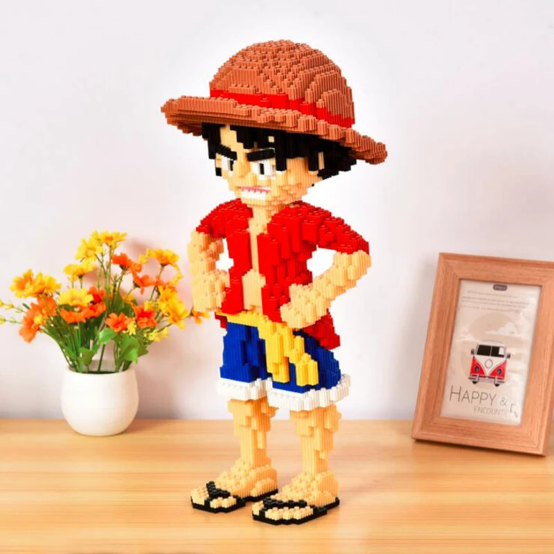 Xizai Аниме Doraemon Super Mario Luigi One кусок Luffy Arale Наруто Какаши ниндзя Hero DIY модель мини