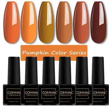 

Nail Gel Polish Set 2PCS/6PCS For Pumpkin Nail Kit Set Soak Off UV Gel Nail Varnish Kit For Nail Art Gel Kit Set