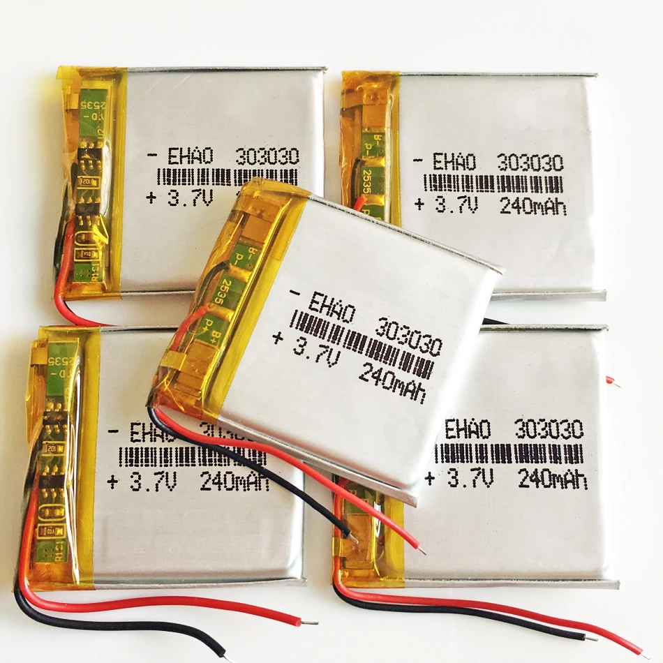リチウムポリマー電池 3.7V 240mAh 新品未使用 通販