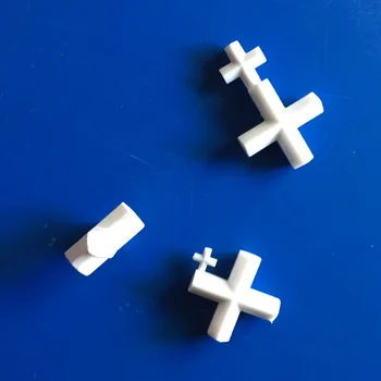 

N35 magnet PTFE Magnetic Stirrer Stirrer PTFE Cross Stirrer 38/40/42 / 50mm White Teflon Rotary Rod, 3pcs