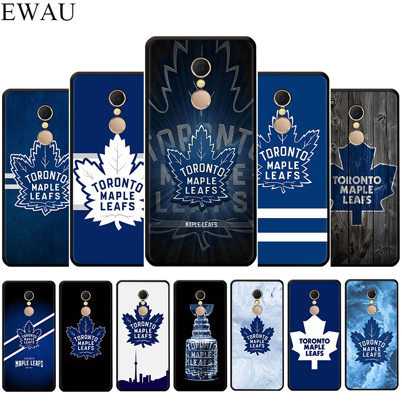 

EWAU Toronto Maple Leafs Silicone phone case for Xiaomi Redmi Note 4 4X 5 6 7 8 Pro 5A Prime