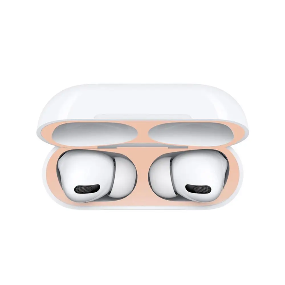 2 шт защита от пыли металлическая защитная наклейка для Apple AirPods Pro Bluetooth наушники Пылезащитная наклейка s держатель для AirPods 3#1106