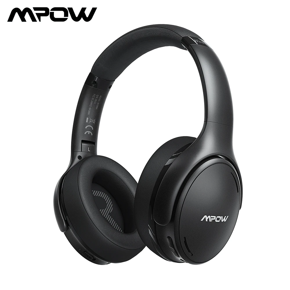 Mpow H19 IPO Wireless Headphones ANC Noise Canceling Headphone HiFi Stereo Bluetooth 5.0 Headset With 30H Playtime For Iphone 11|Bluetooth Earphones & Headphones| - AliExpress