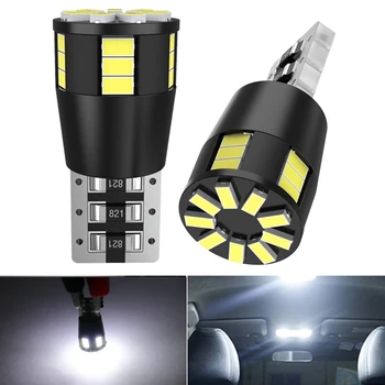 

2X LED T10 W5W LED Bulbs Canbus 3014SMD For BMW Audi Car Parking Position Lights Interior Map Dome Lights White red orange 12V