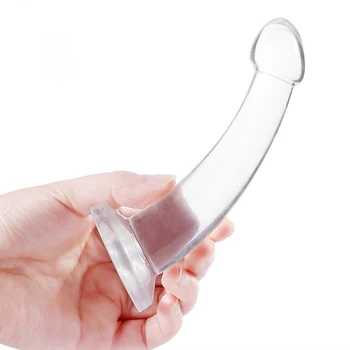 Transparent Anal Plugs Smooth Dildo Prostate Butt Plug Vagina Masturbation Anus Dilator Anal Sex Toys for Woman Man Sex Products 4