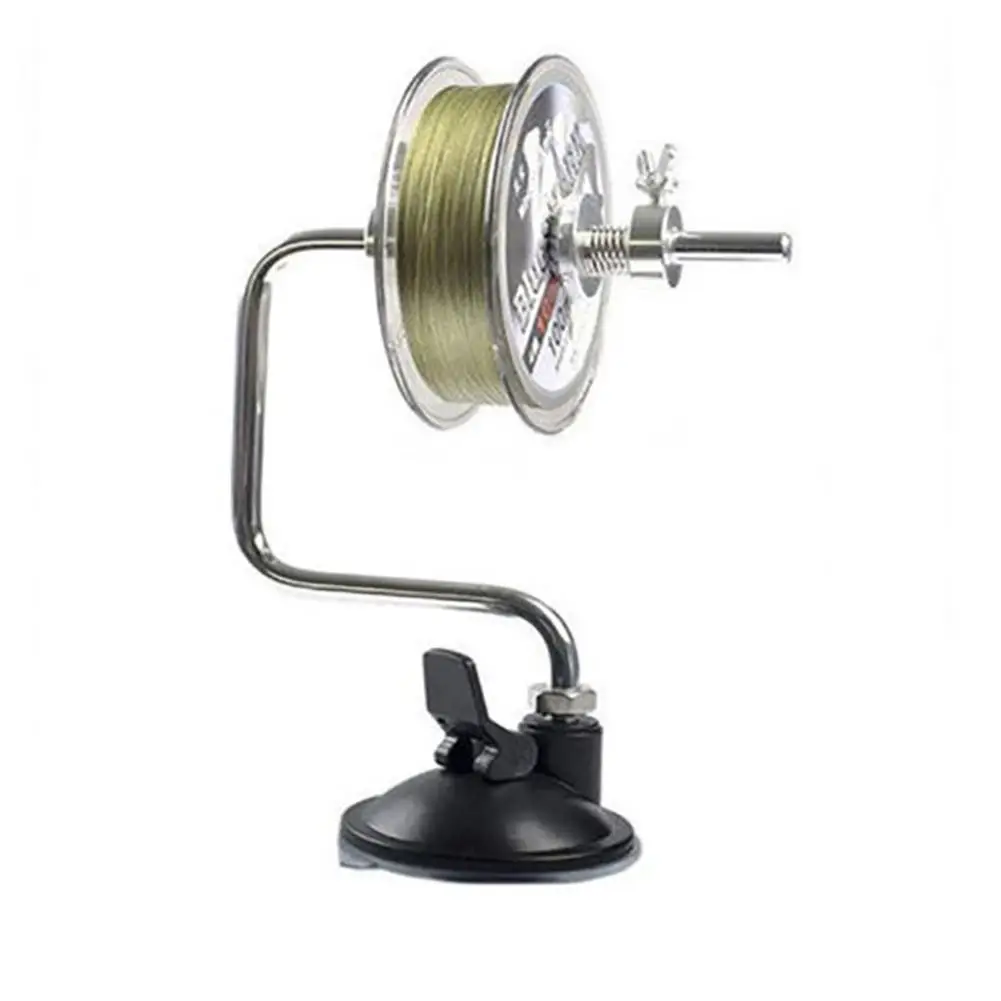 

Portable Fishing Line Winder Reel Metal Spool System Spooler Winder Coil Tackle Tool Suction Cup Sea Carp Fishing Accessories