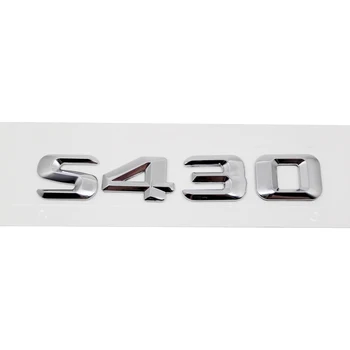 

ABS S430 Car Trunk Rear Letters Badge Emblem Decal Sticker For Mercedes Benz S Class 220SE W111 W116 W126 W140 W220 W221 W222