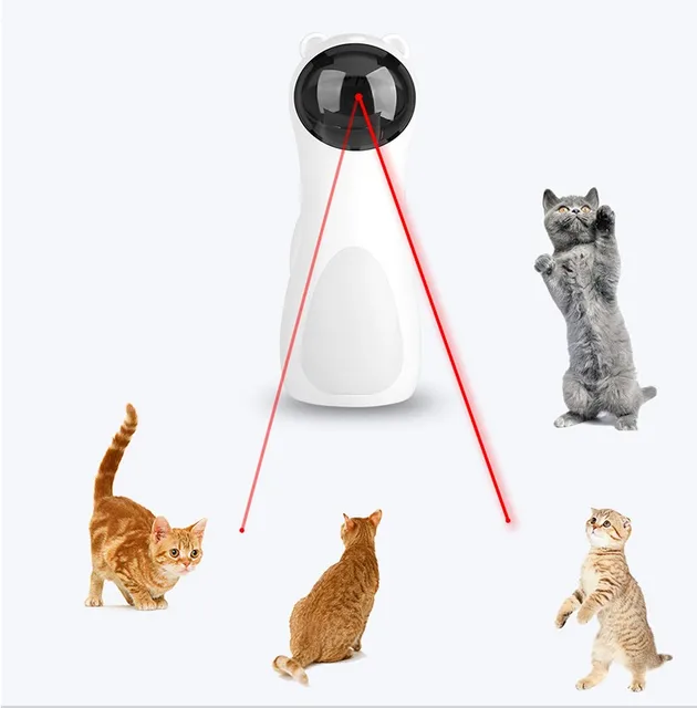 Automatic Cat Toys Smart Interactive Teasing Laser Funny LED Laser Rotating Pet Electronics Cat Toy USB Charge Cat Accessories Automatic Cat Toys Smart Interactive Teasing Laser Funny LED Laser Rotating Pet Electronics Cat Toy USB Charge Cat Accessories