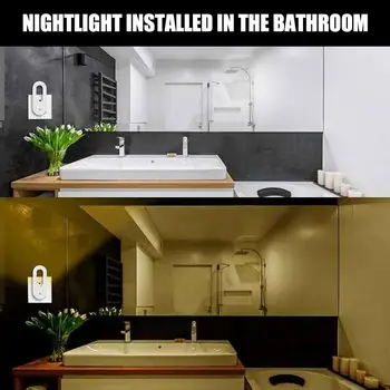 

Induction Sensor Control Light Smart Sensor Light Automatic Ligh Sensing LED Indoor/Outdoor Plug-In Bedroom Dimmable Wall Lamp