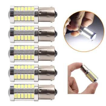 

Lamps LED Lights Set Car Backup Reverse White Bulb For BA15S P21W 1156 12V DC