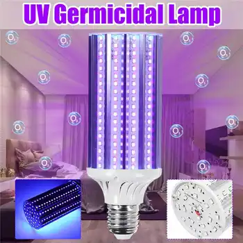 

60W LED Bactericidal Lamp AC85V-265V Ultraviolet LED Corn Bulb E27 UV Lamp Disinfection Light UV Germicidal LED Sterilizer Light