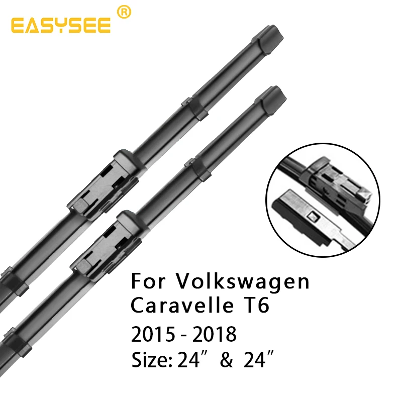 Стеклоочистителей для VW Caravelle T5 2003 2004 2005 2006 2007 2008 2009 2010 2011 2012 2013 2" и 24"