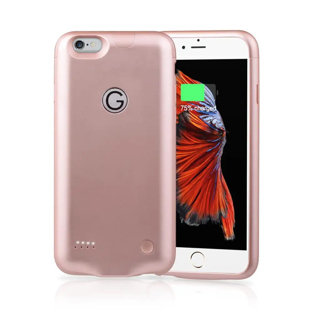 Pink for 6 6s Чехол для зарядного устройства DuraPro высокой емкости для iPhone 6, 6s, 7, 8, чехол для зарядного устройства, чехол для зарядного устройства - Цвет: Pink for 6 6s