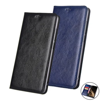 

Genuine Leather Magnetic Wallet Phone Case For ZTE AXON 10S Pro Phone Bag For ZTE AXON 11 Flip Case Credit Card Slot Holder Capa