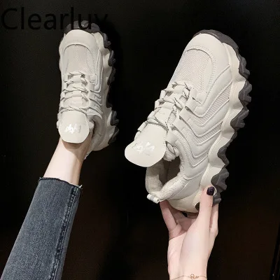 

2020 New Hot Sale Daddy Shoes Women Korean Fashion Thick Bottom Increased Sneakers Casual Shoes Tide High-end Sports Shoes 5-9