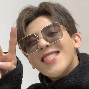 

2020 New fashion creative design square metal frame sunglasses fashion sun glasses