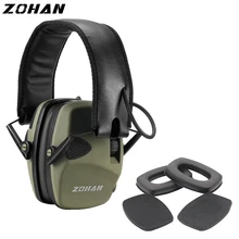ZOHAN электронный наушник NRR22DB один микрофон охотничьи теплые наушники тактическая стрельба Защита слуха и замена ушной чашки