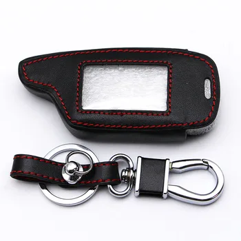

Leather Key Case For Pandora DXL 3000 3100 3170 3300 3210 3500 3700 Two Way Car Alarm System LCD Remote Fob Cover Keychain Bag